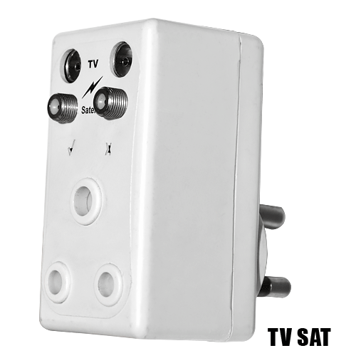 TV SAT Surge protector Plug